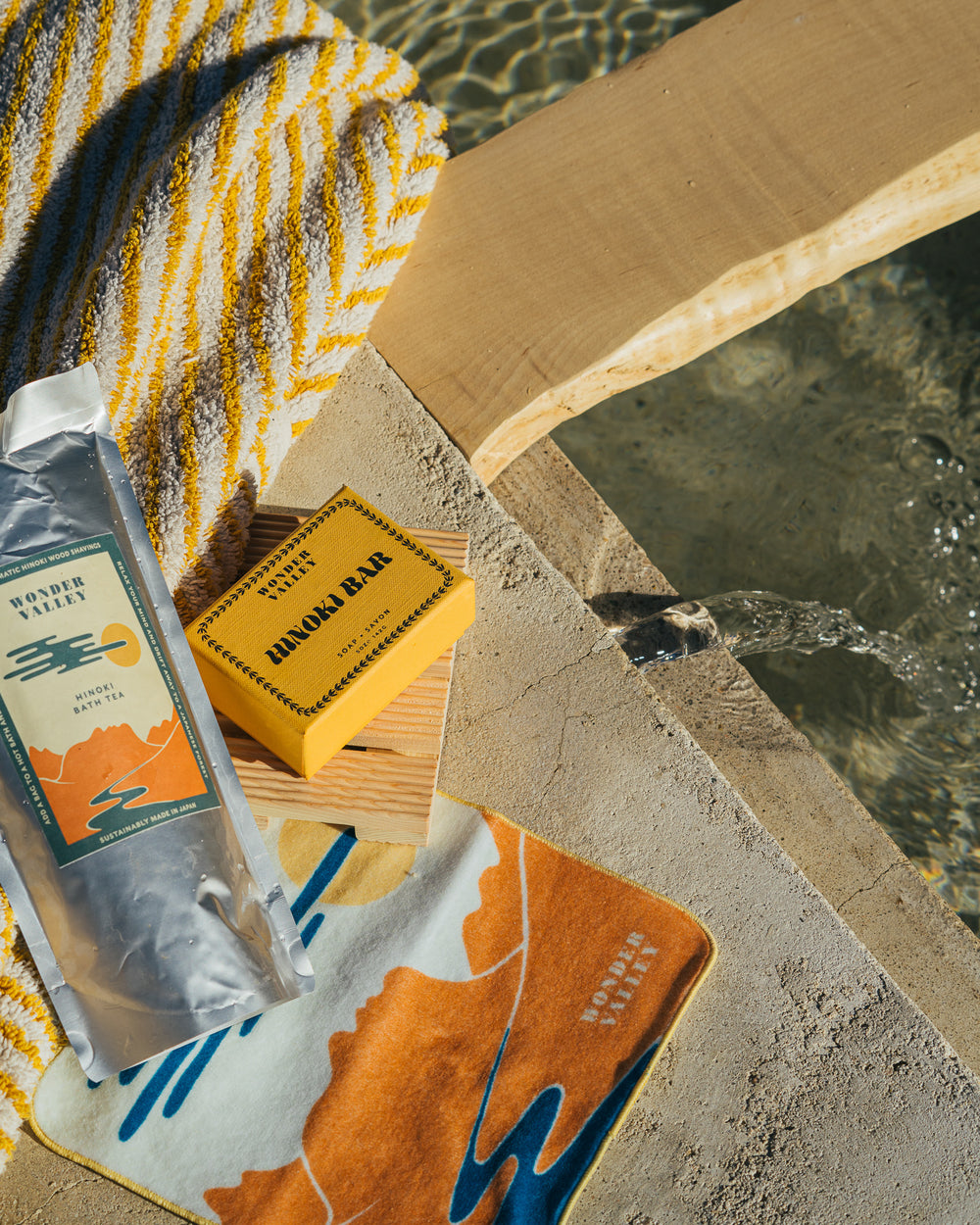 Hinoki Bath Set