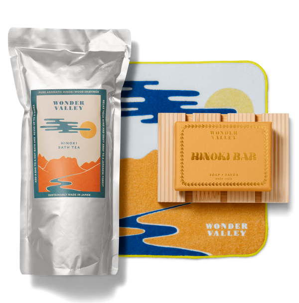 Hinoki Bath Set