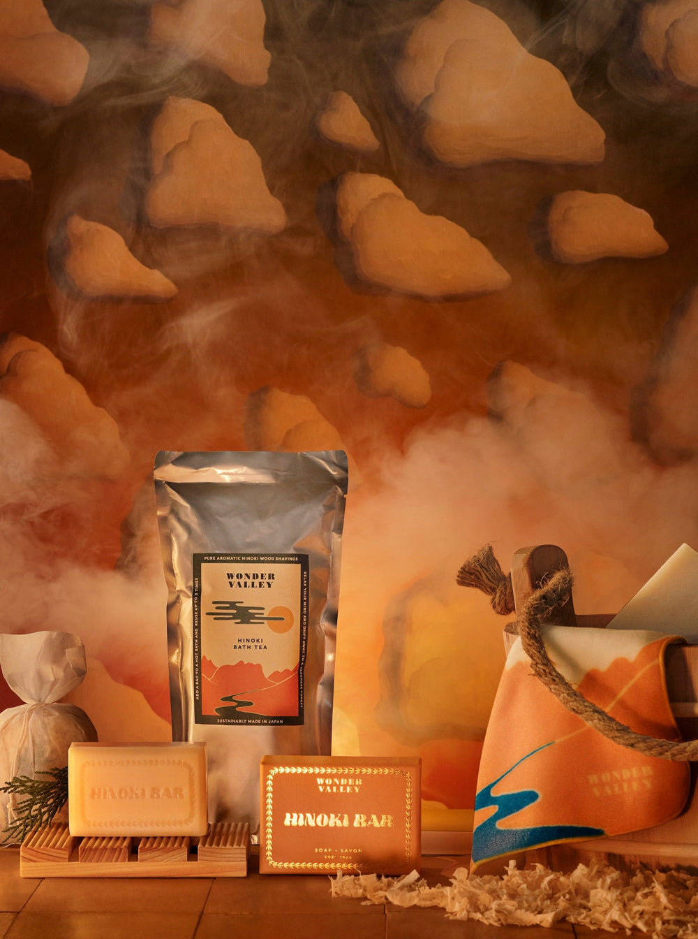 Hinoki Bath Set